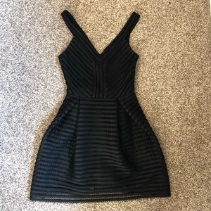 Black Fit and Flare Cocktail Dress